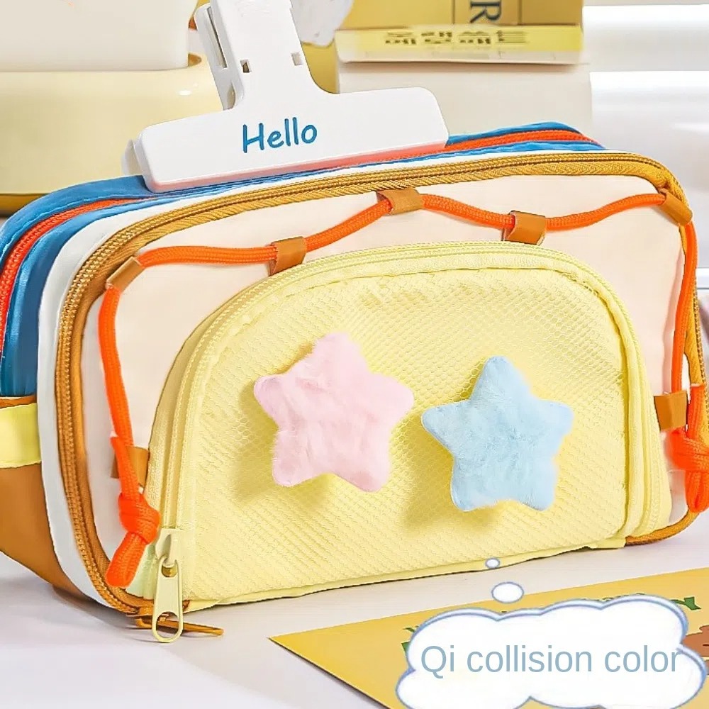 Aesthetic Large Pencil Case Pouch - Estuche de papelería Y2K de 7