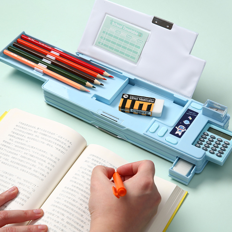 Scientific Calculator For Secondary School - Caja de papelería de plástico multifuncional