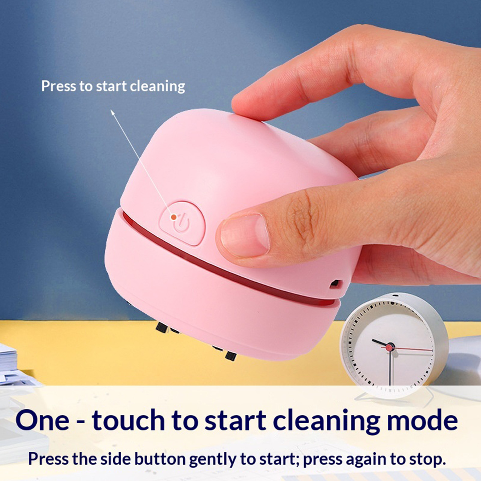 Aspiradora de mano inalámbrica - Mini Desktop Vacuum Cleaner For Eraser Dust reseña y precio