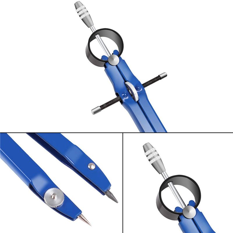 ABRI-10X: compás profesional,  - Math Geometry Set With Compass reseña y precio
