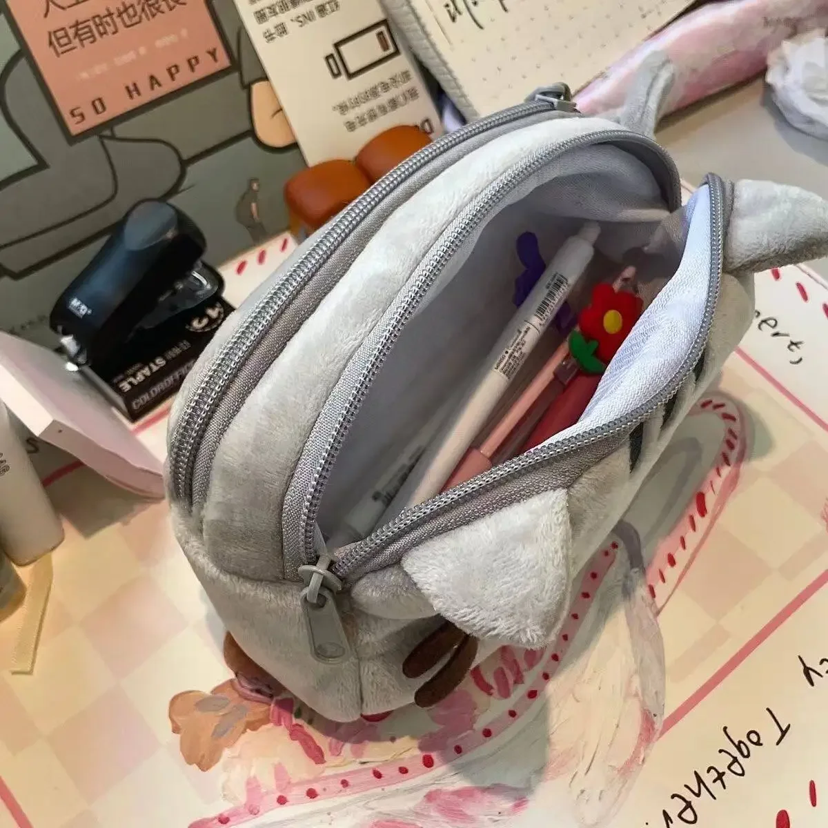 Estuche de Lápices Kawaii Push - Stationery reseña y precio