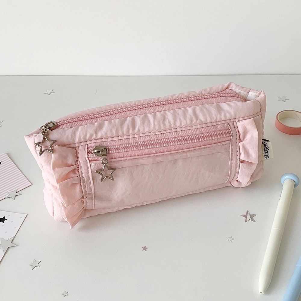 Estuche de papelería coreano c - Aesthetic Large Pencil Case Pouch reseña y precio